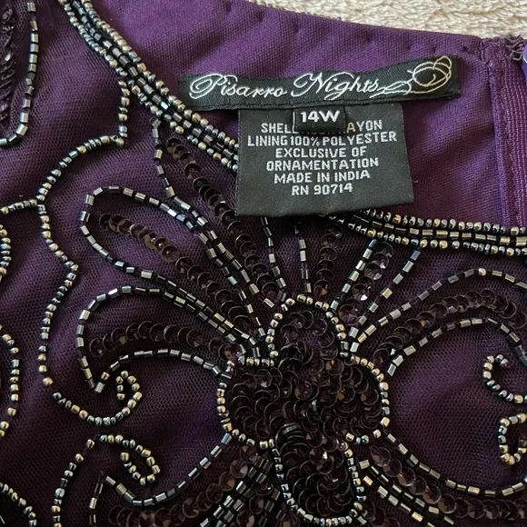 14W Gown in Purples - Picture 6 of 11